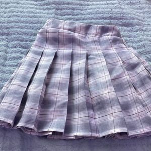 Girl plaid skirt size 130.